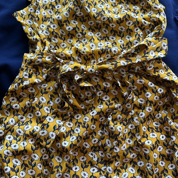 Louche London Cathleen Rambler tie-back tea dress US Size 8/UK Size 12 - Picture 10 of 14